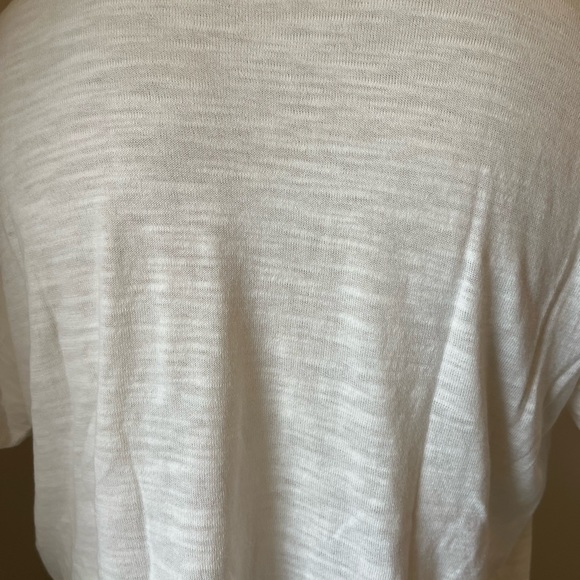 LOFT Beige Slub Sweater with Pineapple XL - Picture 2 of 3